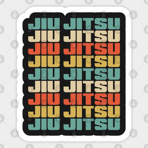 JIU JITSU - BRAZILIAN JIU JITSU Sticker by Tshirt Samurai